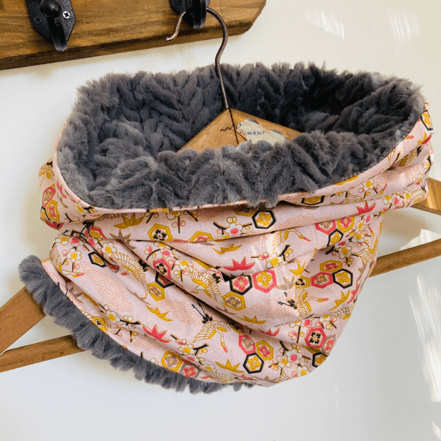Snood grues roses